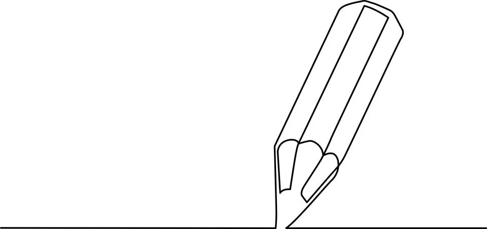 Illustrated pencil drawing Vector Stock Illustration