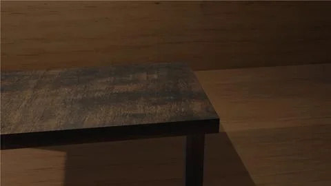 Illustrated realistic 3d wood effect textured with table background design 스톡 일러스트