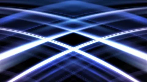 Illustrated realistic speed motion abstract wavy lighting effect and blue Stock Illustration