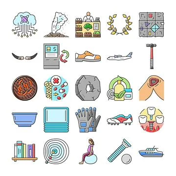 Illustrating various objects, activities, and abstract concepts イラスト素材