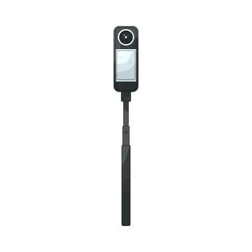 Illustration of 360 camera Stock Illustration