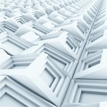 Illustration of 3D abstract background Stock Illustration