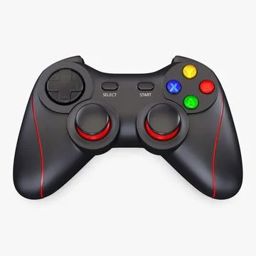 Illustration 3D Advanced Multi-Platform Video Game Controller Stock Illustration