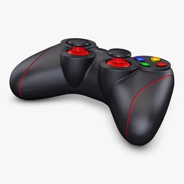 Illustration 3D Advanced Multi-Platform Video Game Controller Stock Illustration