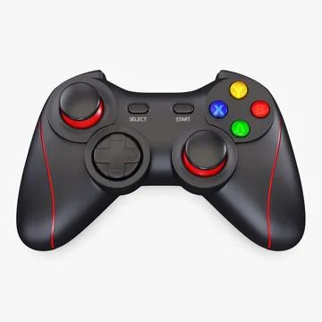 Illustration 3D Advanced Multi-Platform Video Game Controller Stock Illustration