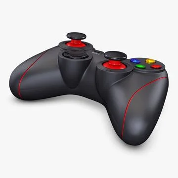 Illustration 3D Advanced Multi-Platform Video Game Controller Stock Illustration