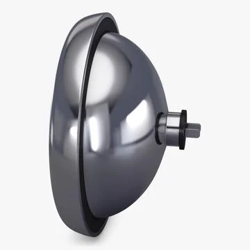 Illustration 3D Classic Round Headlight Stock Illustration