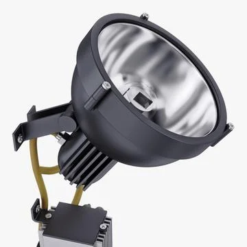 Illustration 3D Floodlight Stock Illustration