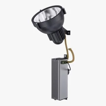 Illustration 3D Floodlight Stock Illustration