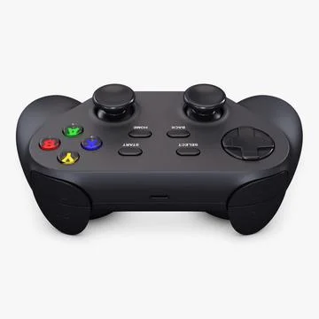 Illustration 3D Generic Video Game Controller with Ergonomic Gamepad Design Stockillustratie