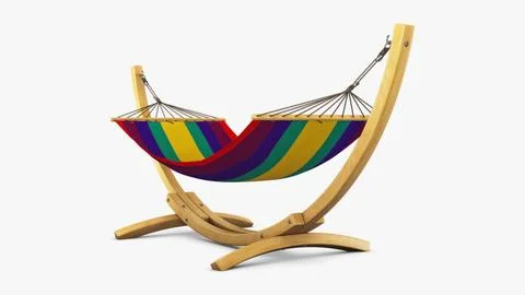 Illustration 3D Hammock Stock Illustration