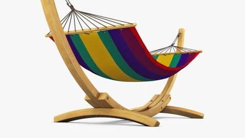 Illustration 3D Hammock Stock Illustration