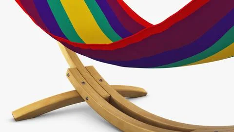 Illustration 3D Hammock Illustrazione stock