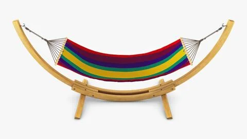 Illustration 3D Hammock Illustrazione stock