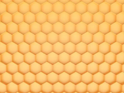 Illustration of 3d honeycomb background with texture cells Stock-Illustration