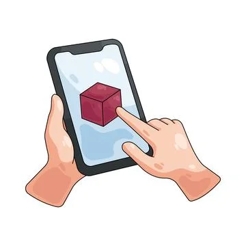 Illustration of 3D model Illustrazione stock