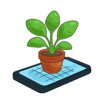 Illustration of 3D object Illustrazione stock