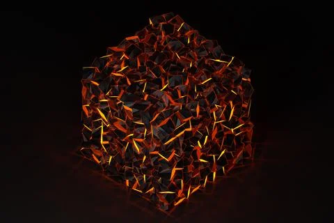 Illustration of 3d rows, geometric background, weave pattern similar to piece イラスト素材