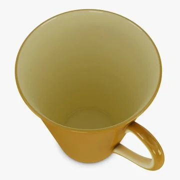 Illustration 3D Stylish Cup with Modern Aesthetic Stock Illustration