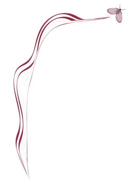 Illustration on A4 format - frames of moths. Design element for the design of Stock Illustration