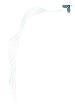 Illustration on A4 format - frames of moths. Design element for the design of Stock Illustration