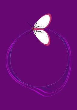 Illustration on A4 format - frames of moths. Design element for the design of イラスト素材