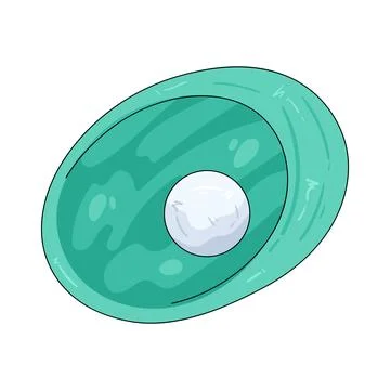 Illustration of abalone shell Stock Illustration