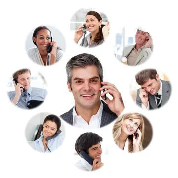 Illustration about business communication Stock Photos