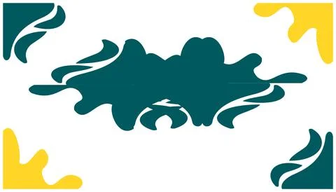 Illustration of an abstract background with a blot in the middle. Simple frame Stock Illustration