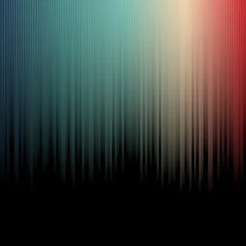 Illustration of an abstract background design with bright multicolored gradient Stock Illustration