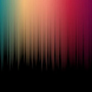 Illustration of an abstract background design with bright multicolored gradient Stock Illustration