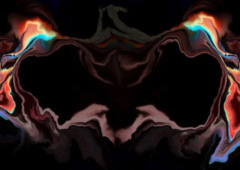 Illustration of abstract background with wave patterns Stock Illustration