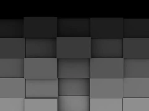 Illustration of a abstract black square background Stock Illustration