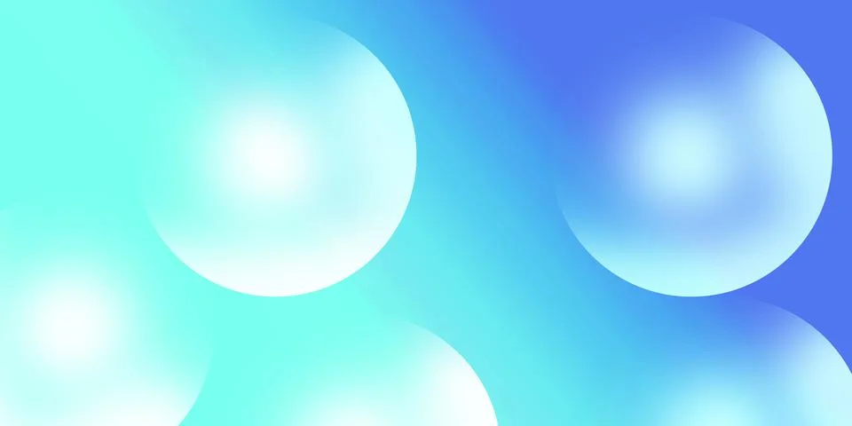 Illustration abstract bright gradient bubble color Shapes Stock Illustration