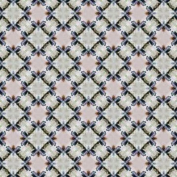 Illustration of abstract diamond patterns on gray background Illustrazione stock