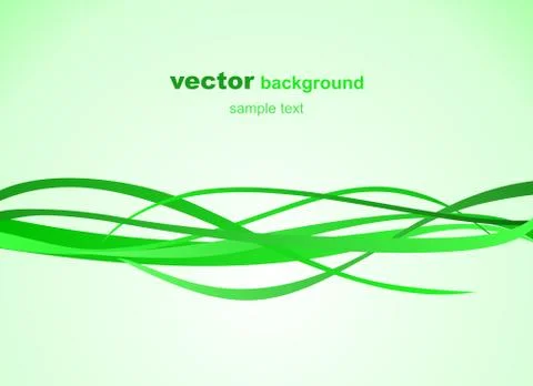 Illustration of abstract green  background Stock Illustration
