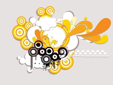 Illustration of abstract pattern wallpaper Stock Illustration