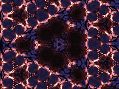 Illustration of abstract patterns of purple and pink Illustrazione stock