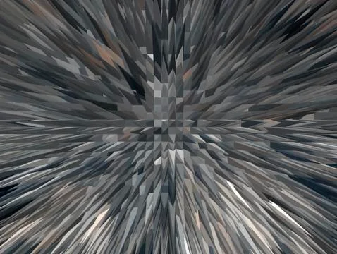 Illustration of abstract sharp shards in dark colors. Stock Illustration