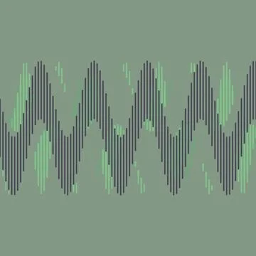 Illustration of abstract sound waves pattern for the background Stock Illustration