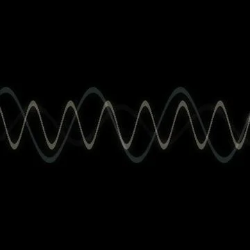 Illustration of abstract sound waves pattern for the background 스톡 일러스트