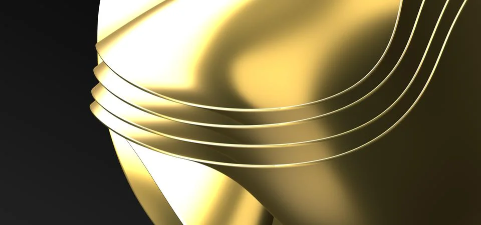 Illustration of an abstract stream wave Stock Illustration