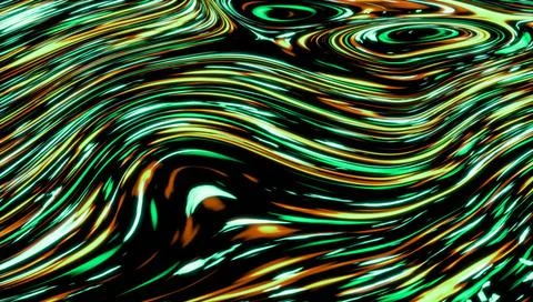 Illustration of abstract swirling pattern with a liquid and dynamic appear... Stock Photos
