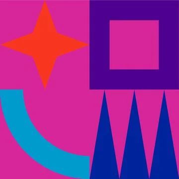 Illustration abstracts geometric shape Stock Illustration