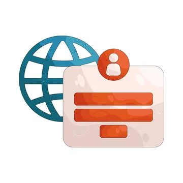 Illustration of Account Illustrazione stock