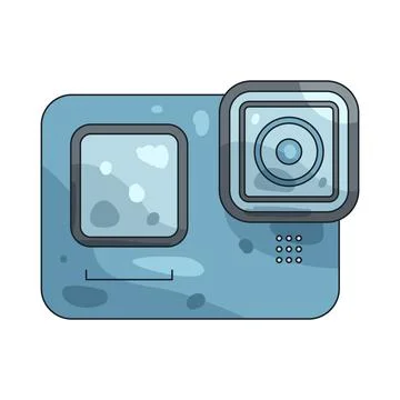 Illustration of action camera Stock Illustration