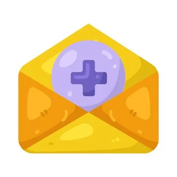 Illustration of Add email Illustrazione stock