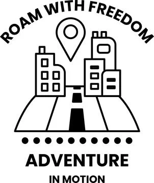 A illustration for an adventure in motion Stock Illustration