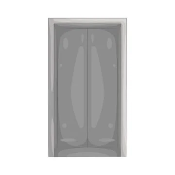 Illustration of airport elevator 스톡 일러스트
