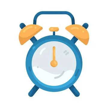 Illustration of alarm clock Stock Illustration